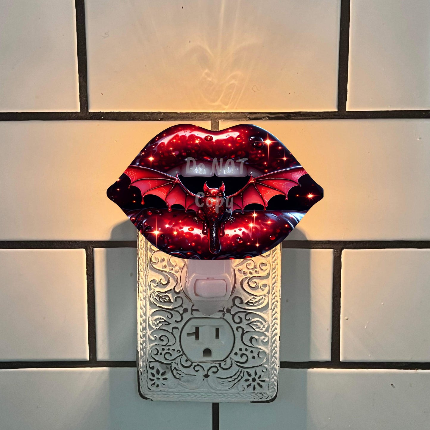 Halloween Lips - Spider, Bat, Pumpkin - Sublimation Digital Design Bundle - MDF - Acrylic - Night Light - Suncatcher - Earrings - Decor
