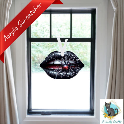 Halloween Lips - Spider, Bat, Pumpkin - Sublimation Digital Design Bundle - MDF - Acrylic - Night Light - Suncatcher - Earrings - Decor