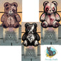 Spooky Teddy Bear Bundle, Halloween, Sublimation, PNG, Digital Download, MDF, Acrylic