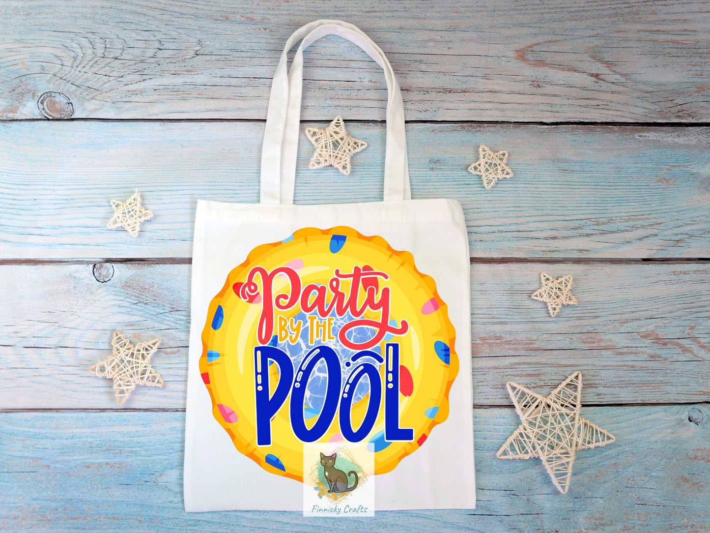 Party by the Pool Round Sign - T-shirt - Hat - Pillow - Apron - Coaster - Cup - Bag Design - Digital Download