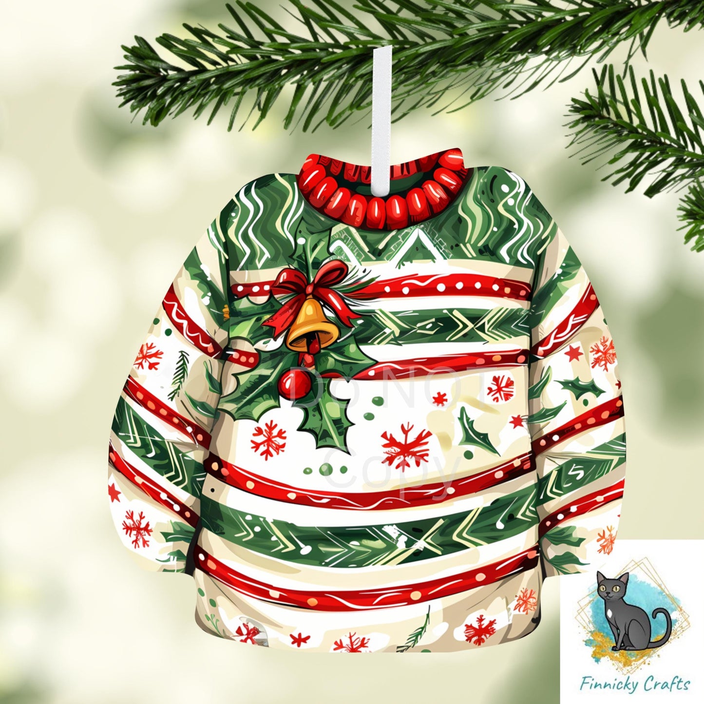 Sweater Blank Design - Winter Ornament, Ugly Christmas Sweater, Nightlight, Sublimation, Digital, PNG, Design, Download, MDF, Acrylic, DTF