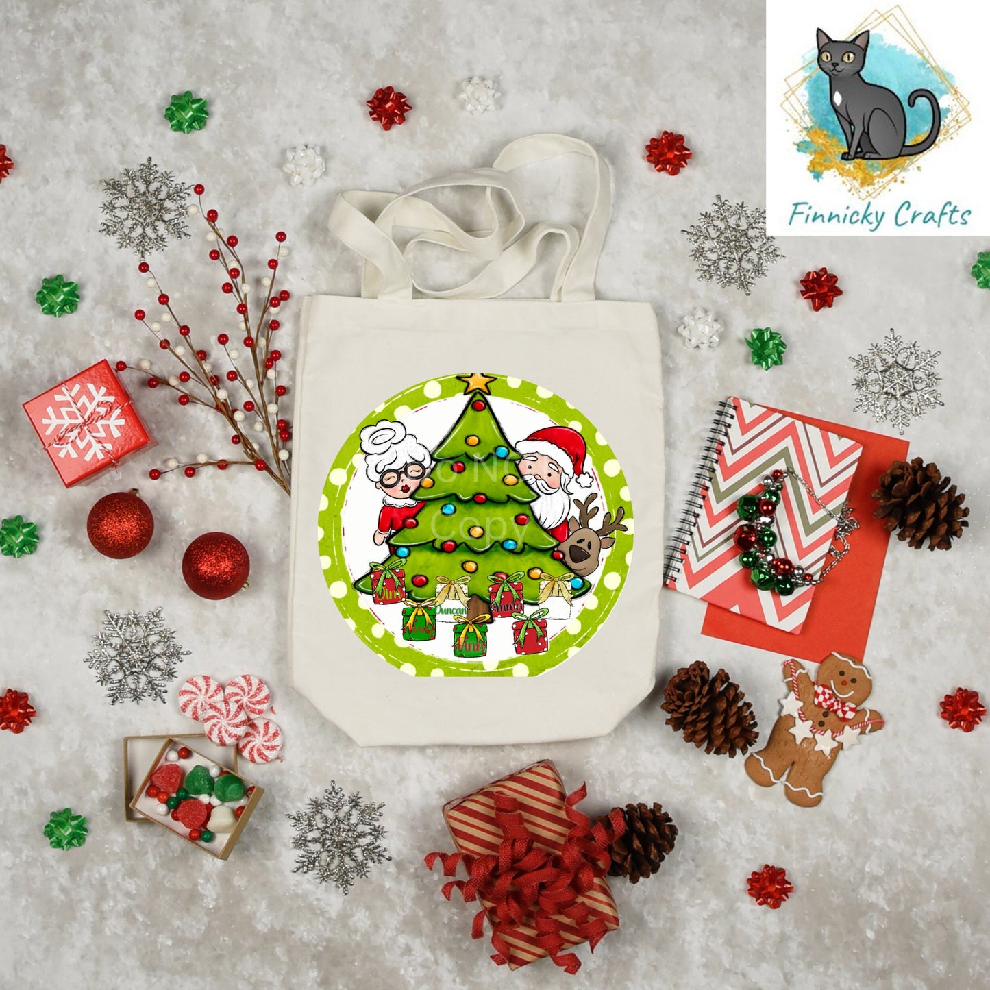 Customizable Christmas Ornament, Round Sign PNG, Digital Download for Sublimation, Door Sign, Earrings, Badge Reels, Night Light