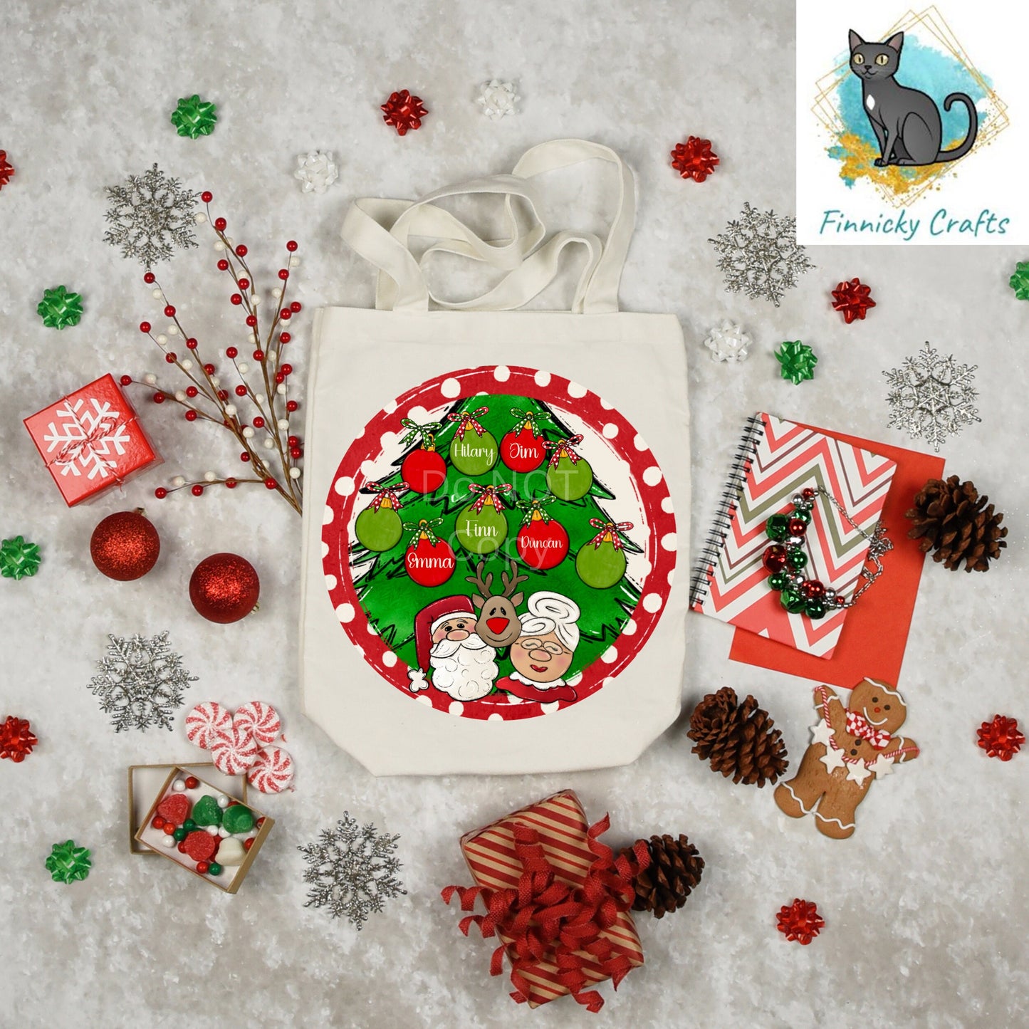 Customizable Christmas Ornament, Round Sign PNG, Digital Download for Sublimation, Door Sign, Earrings, Badge Reels, Night Light