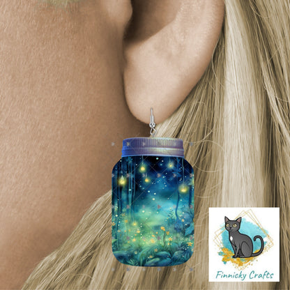 Dollar Deal - Firefly Mason Jar, Brightly Colored Butterfly, Beehive Plant Stake, Sublimation Digital Design Bundle - MDF, Acrylic