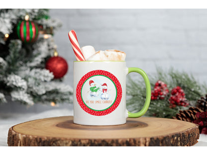 Do you smell carrots? funny snowmen Round Sign - T-shirt - Hat - Pillow - Apron - Coaster - Cup - Bag - Ornament Design - Digital Download