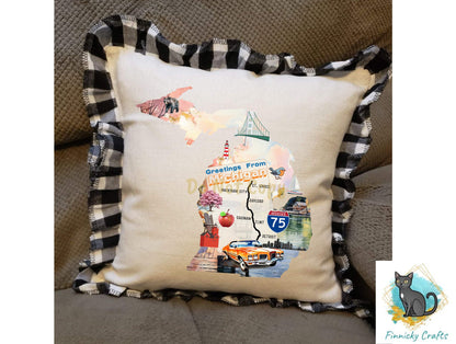 Michigan, I-75, Sublimation, PNG, Digital Download, Sublimation, Decoration, Ornament