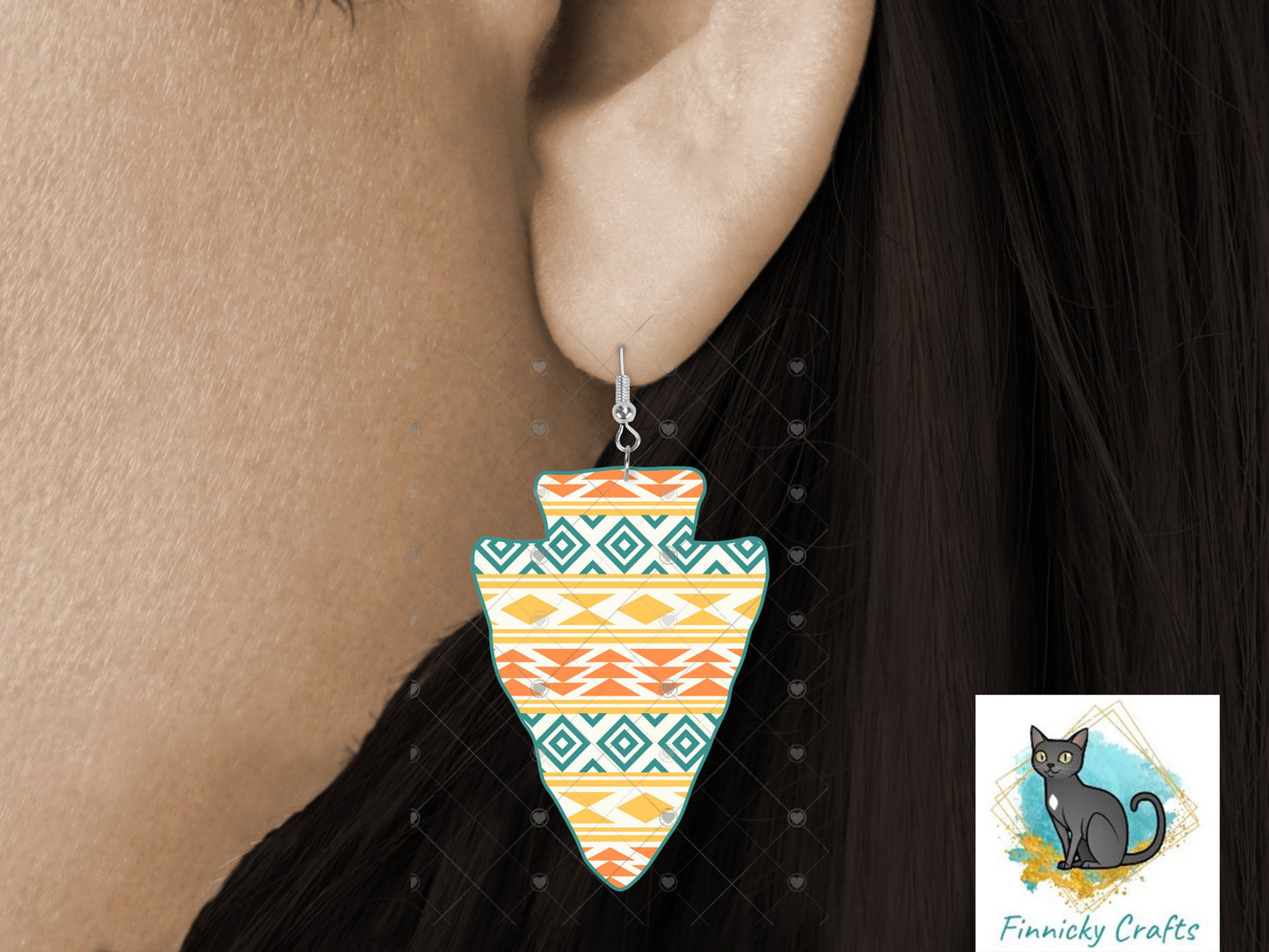 Customizable Arrowhead Bundle, Sublimation, Native American, Indigenous Peoples,  Digital, PNG Design, Earrings, Wall Decor, Door Hanger