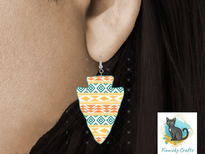 Customizable Arrowhead Bundle, Sublimation, Native American, Indigenous Peoples,  Digital, PNG Design, Earrings, Wall Decor, Door Hanger