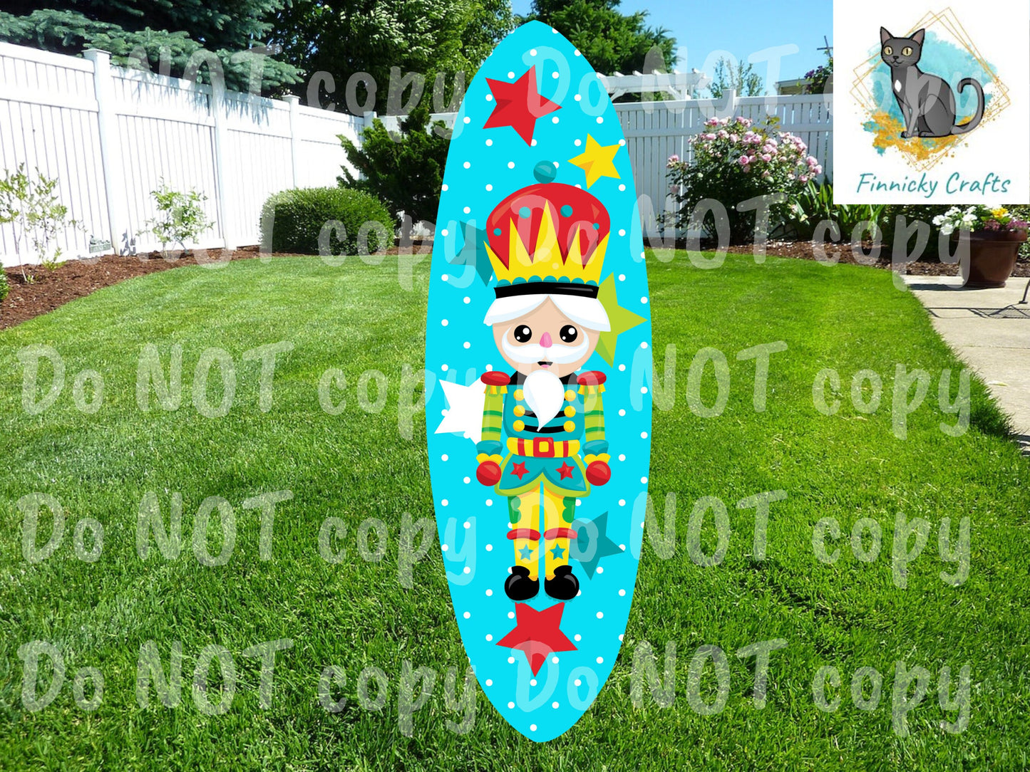 Nutcracker Long Oval Wind Spinner Design png Bundle