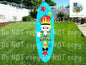 Nutcracker Long Oval Wind Spinner Design png Bundle