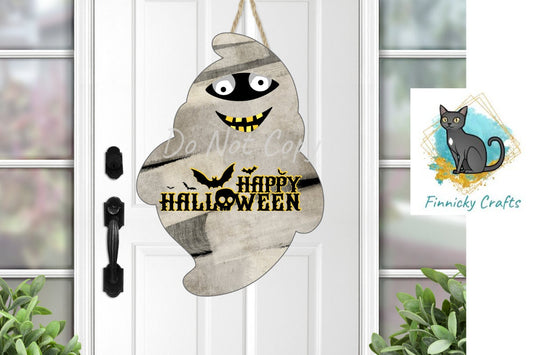 Chubby Mummy Ghost, Halloween, Ghost Design, Happy Halloween, Sublimation, Digital Design, PNG, Download, Decoration, Earring, Door Hanger