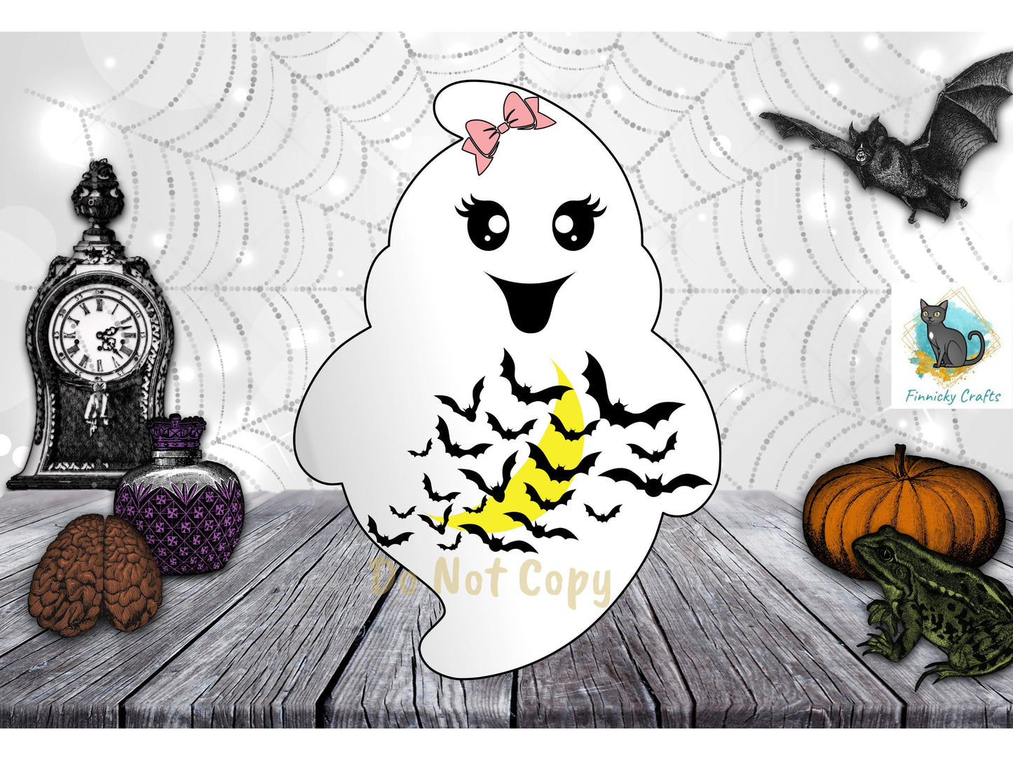 Cowboy Ghost Sublimation Digital Design Bundle