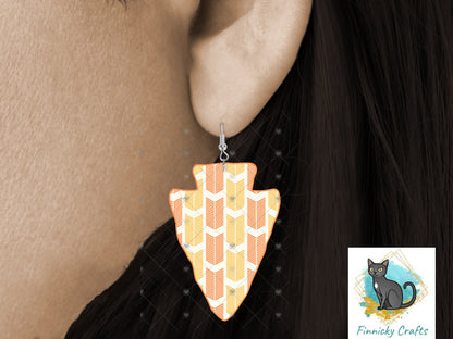 Customizable Arrowhead Bundle, Sublimation, Native American, Indigenous Peoples,  Digital, PNG Design, Earrings, Wall Decor, Door Hanger