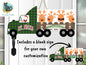18 Wheeler, Santa, Reindeer, Truck,Sublimation, Digital, PNG, Design, Download Only, Ornament, Decoration, Sign