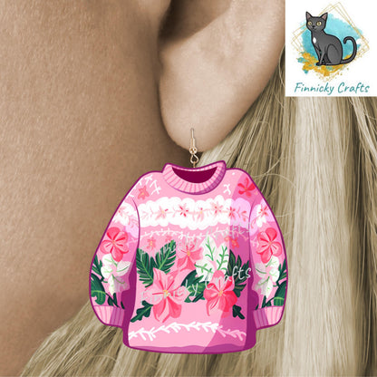 Sweater Blank Design - Winter Ornament, Ugly Christmas Sweater, Nightlight, Sublimation, Digital, PNG, Design, Download, MDF, Acrylic, DTF