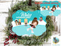 Customizable Kids Winter Wonderland- Ice Skating - Sled - Christmas Sublimation Design PNG Graphic Clip Art Digital Download Benelux shape