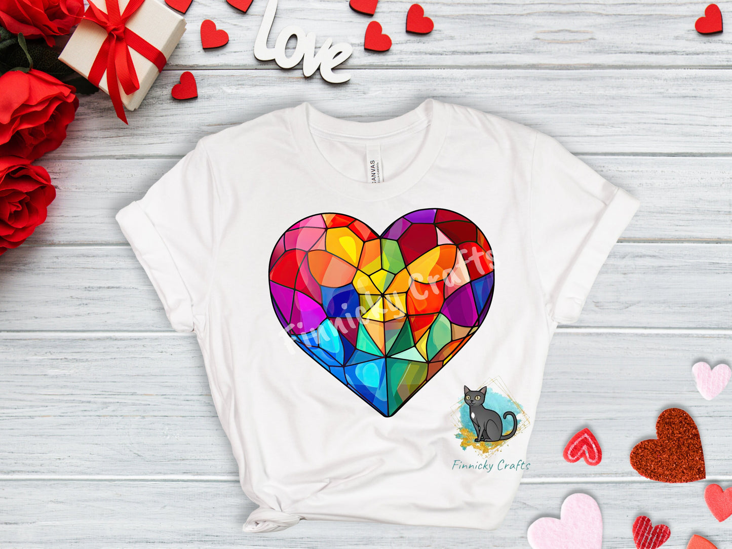 Stained Glass Heart, Earrings, Keychain, Wall Hanger, Door Hanger, Sublimation, Digital, PNG, Design, Download Only