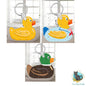 Rubber Ducky, Sailor Ducky, Mallard Ducky Keychains, Sublimation, Digital, PNG, DTF, Design, Download Only