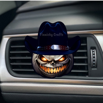 Spooky Cowboy Jack o'Lantern Bundle, Sublimation, Digital, PNG Design, Download for Earrings, Nightlight, Decor, Door Hanger, Keychain