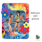 Flower Sign, Multicolor Swirl Picture Frame Sublimation Sign