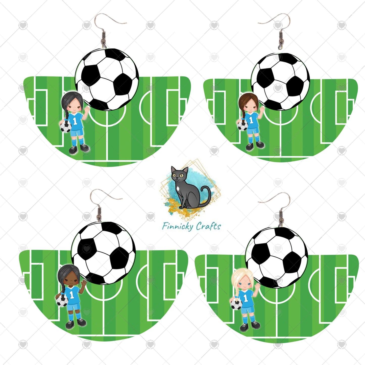Boho Rounded Bundle, Soccer, Girls, Sports, Sublimation, Digital, PNG, Design, Download