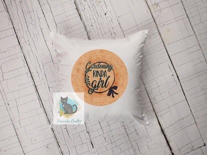 Gardening Kinda Girl Sublimation Design  - Round - T-shirt - Sign - Pillow - Apron - Bag - Hat - Cup Design - Digital Download