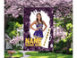 Cheerleader Garden Flag- Purple Stars - Elementary/Grammar, Middle/Junior, High, College, University