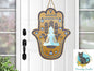 Hamsa Hand - Evil Eye - Yoga - Mindful Sublimation Design PNG Graphic Clip Art Digital Download