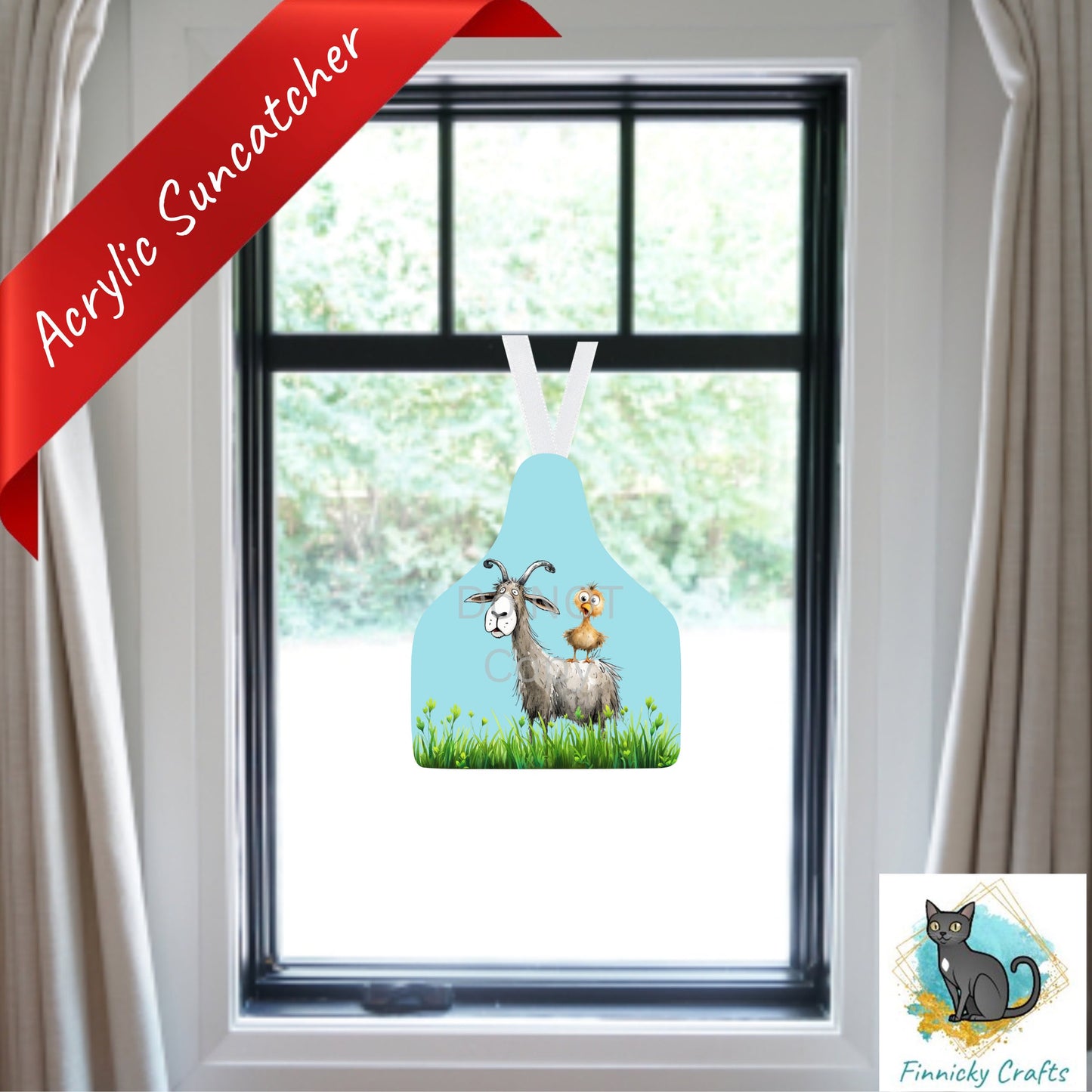 Farm Animals Cow Tag Shape Bundle png - Sublimation Designs Wall Hanger - Earring Png - Goat, Sheep, Turkey, Duck, Llama