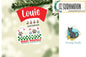 Happy Pawlidays Merry Woofmas Dog Swirl Stocking Christmas Ornament png