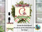 Customizable Banner Shape, Ornament, Sign, Christmas, sign, png, Digital Download