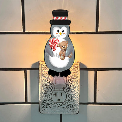 Baby Penguin Ornament,  Nightlight, Decoration, summer, Christmas, gift, Sublimation, Digital, PNG, Design, Download, MDF, Acrylic