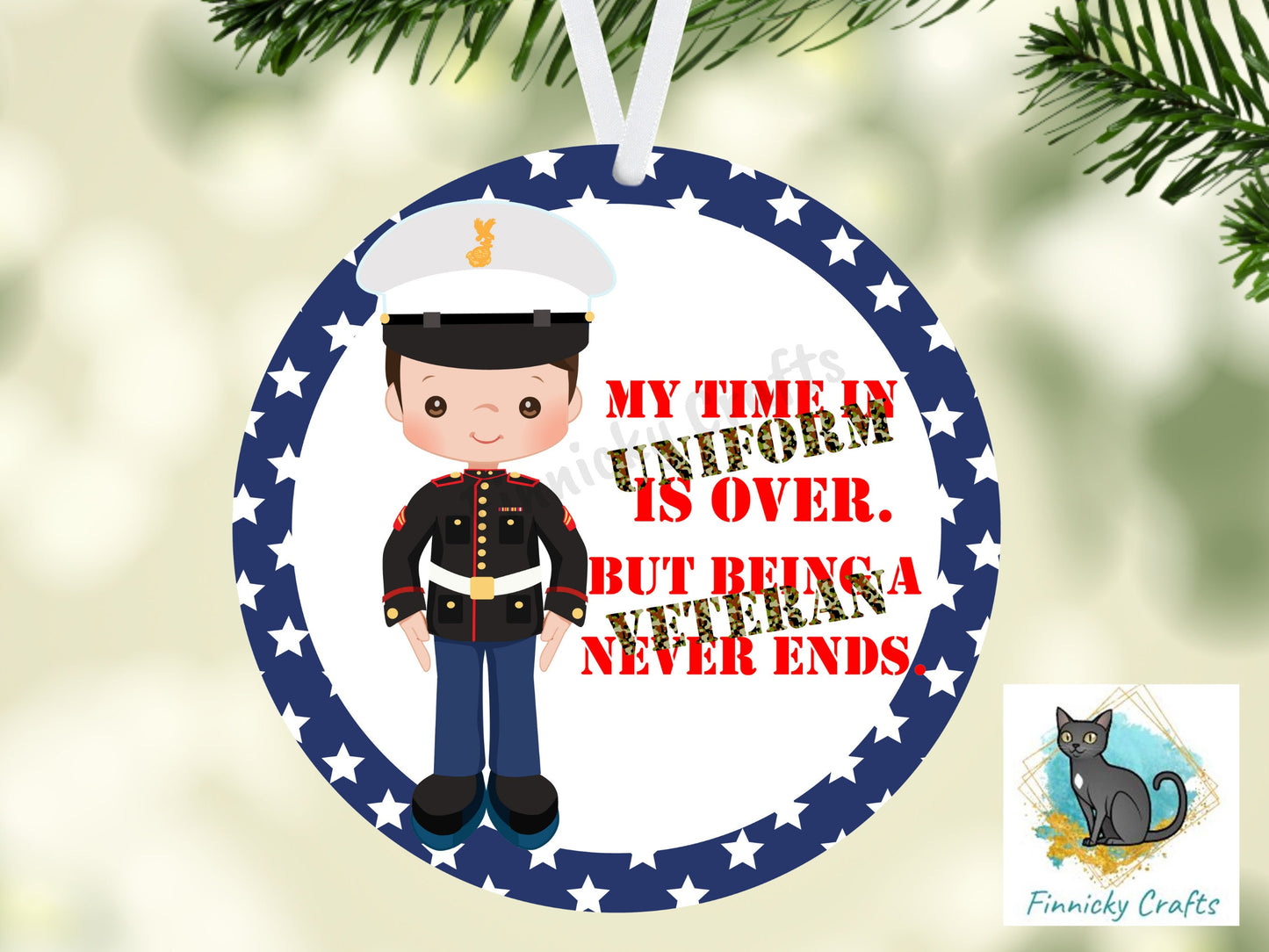 Military, Veterans Day, Men, Digital, PNG, Download, Ornament, Sublimation, Coaster, Round, Badge Reel, Keyring