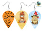 Upside Down Teardrop Bundle, Sublimation, Digital, PNG Design, Download for Earrings, Necklace, Wall Decor, Door Hanger, Keychain