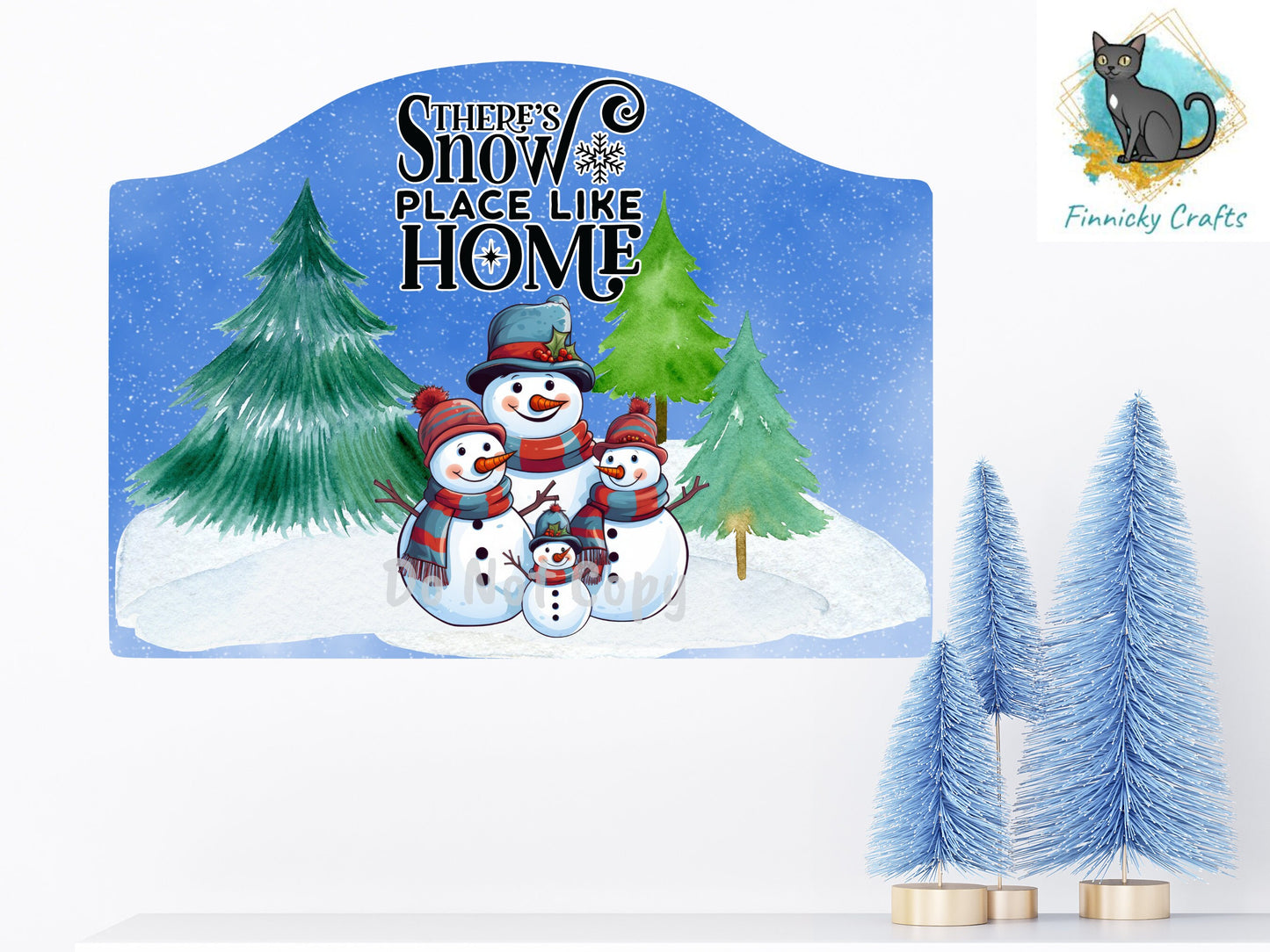 Rounded plaque,Snowman Family,Snowmen,Snow Place Like Home,Sublimation, Digital, PNG, Design, Download Only, Ornament, Decoration, Sign