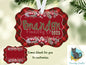 Customizable Christmas Red Plaid Sublimation Design PNG Graphic Clip Art Digital Download Benelux shape