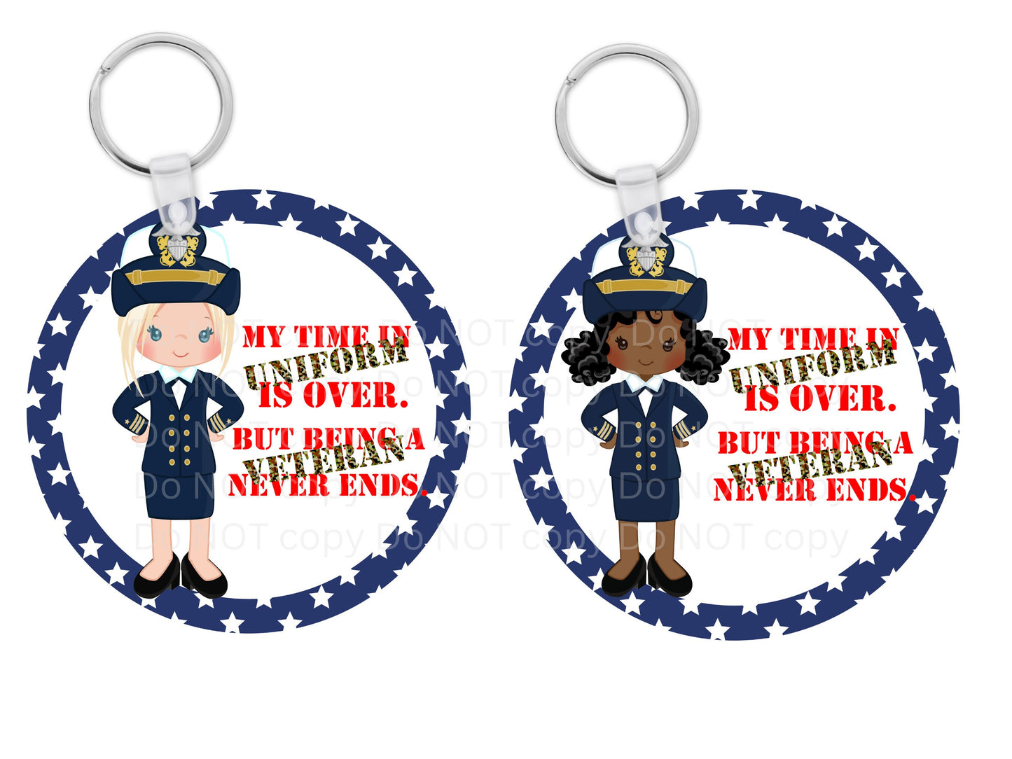 Military Bundle, Veterans Day, Women, Digital, PNG, Download, Ornament, Sublimation, Coaster, Round, Badge Reel, Keyring