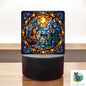 Christmas Stained Glass, Nativity, Sign, Sublimation, Digital, PNG, Design, Acrylic, Nightlight, Light Base