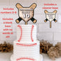 Birthday Baseball Cake Topper Bundle Sublimation Design, Customizable Cake Topper, Add Age, Includes blank base & numbers 0-9