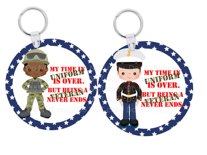 Military, Veterans Day, Men, Digital, PNG, Download, Ornament, Sublimation, Coaster, Round, Badge Reel, Keyring