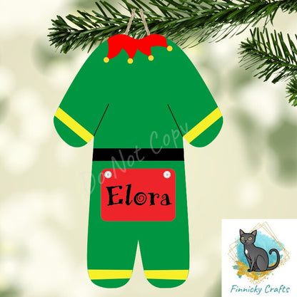 Customizable Elf Pajamas-  Xmas Sublimation Design PNG Graphic Clip Art Digital Download - Kid Pajamas