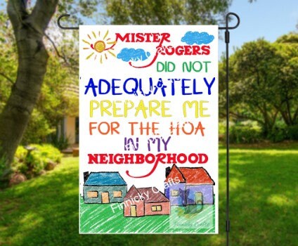 Mr. Rogers Garden Flag **Digital Design**  Mister Rogers