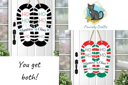 Santa Boots Christmas Sublimation Design png