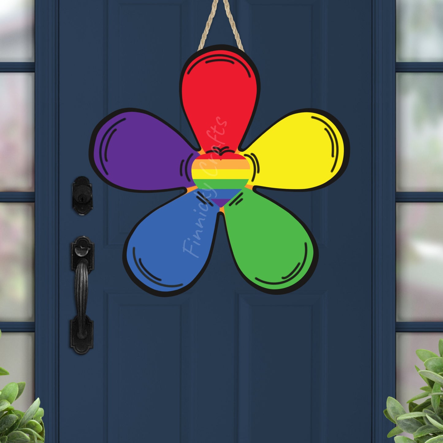 Hippy Flower Shape, Gay Pride, Digital, PNG, Download, Sublimation, Gay Support, Human, Badge Reel