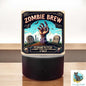 Zombie Brew Rounded Square png - Sublimation Designs - Acrylic Light Base - Halloween Decor