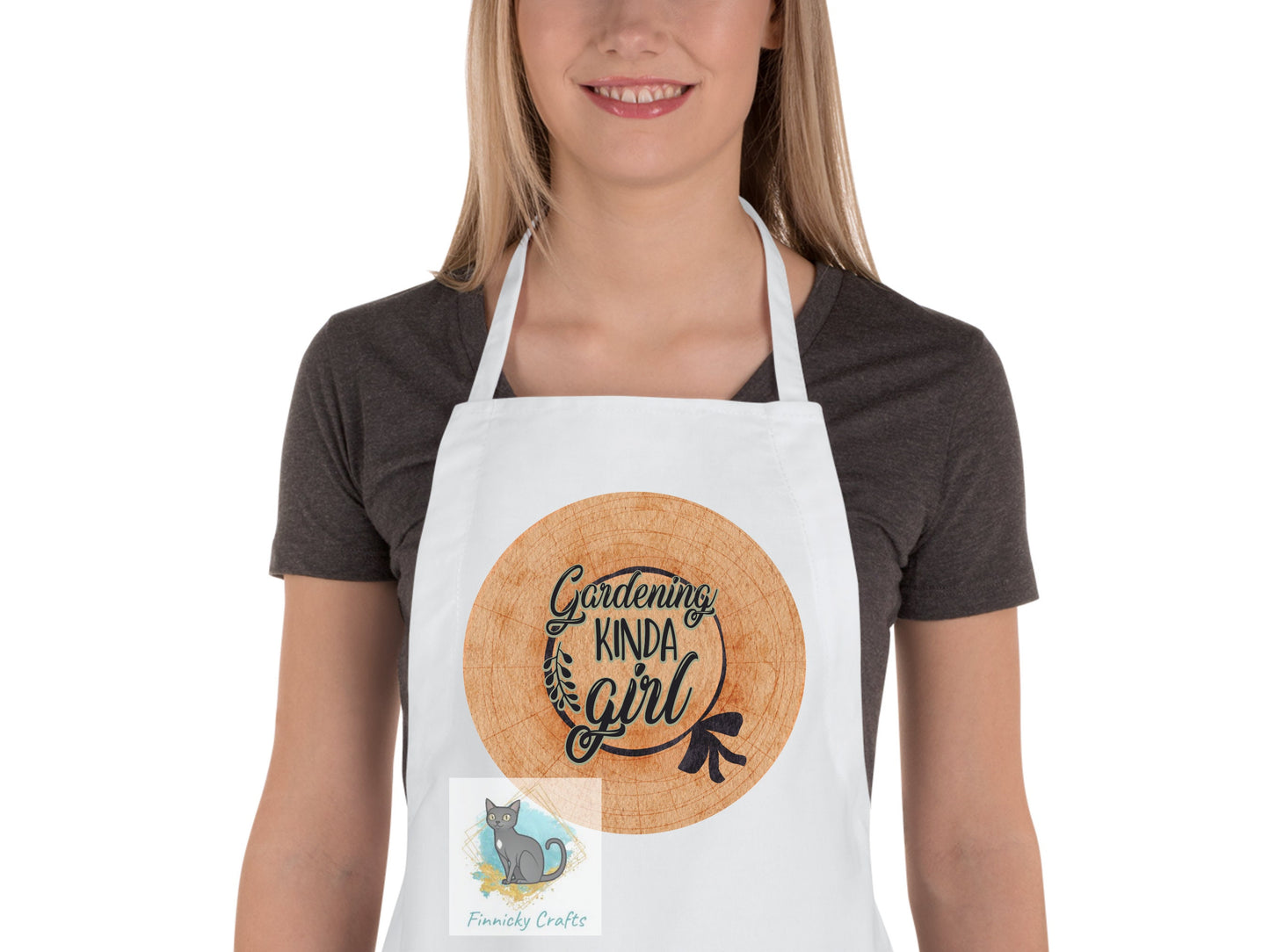 Gardening Kinda Girl Sublimation Design  - Round - T-shirt - Sign - Pillow - Apron - Bag - Hat - Cup Design - Digital Download