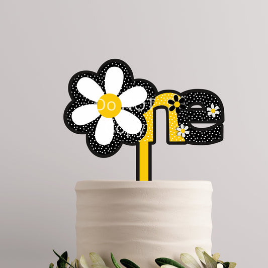 1st Birthday Anniversary Cake Topper Sublimation Design, Customizable Cake Topper, One, Cake Topper Design, First Birthday, First year