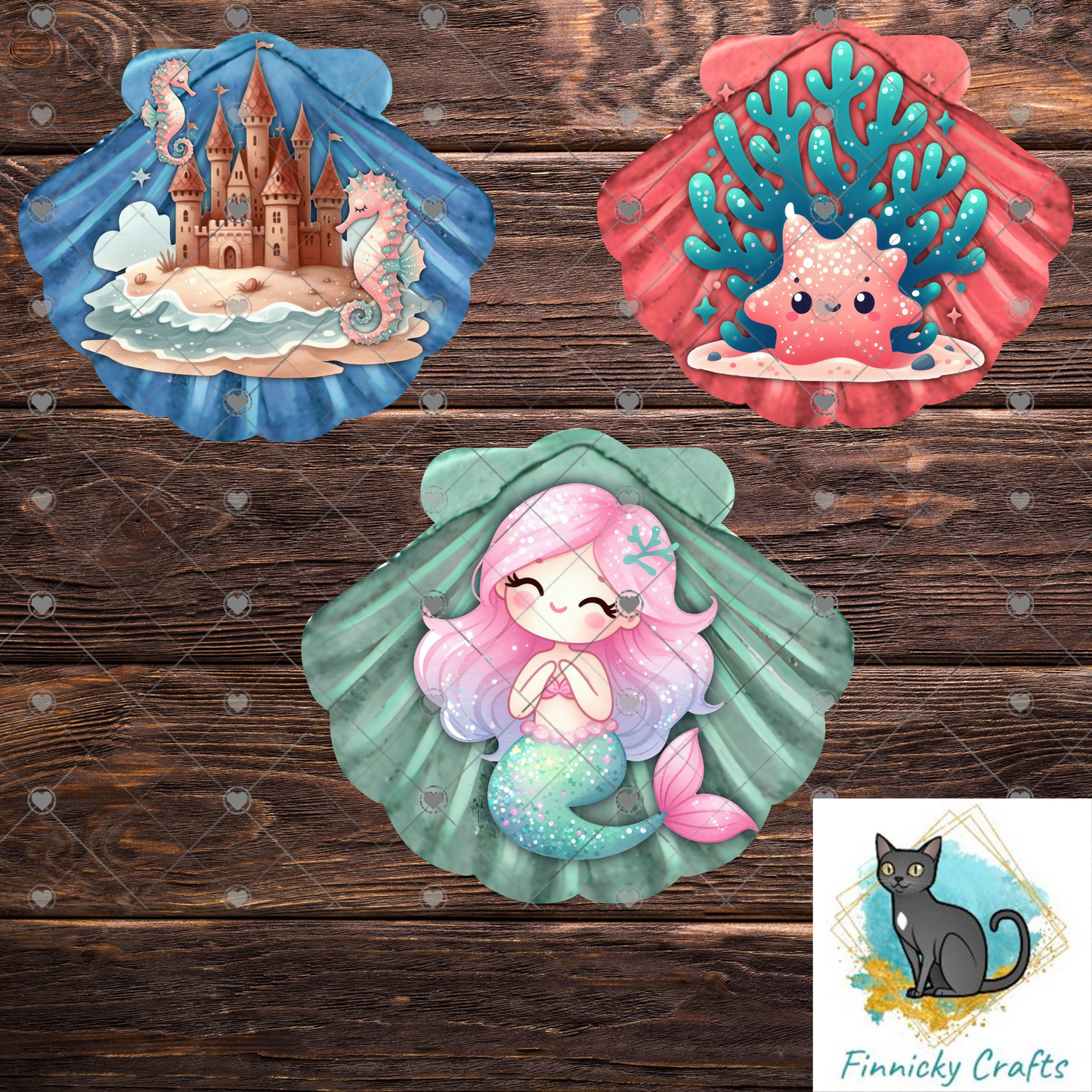 Shell Earrings, Signs, Sublimation, Design png