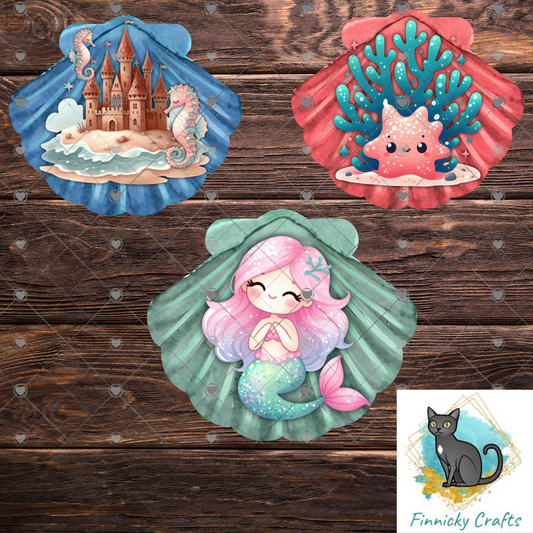 Shell Earrings, Signs, Sublimation, Design png