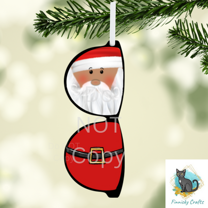 Sunglasses Shaped Earrings, Santa, Snowman PNG, Sublimation Design, Digital Download